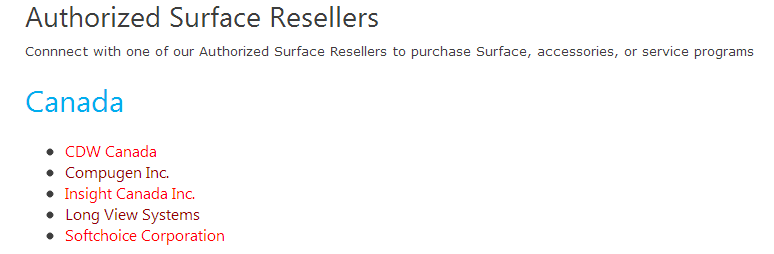 surface resellers